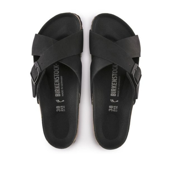 Birkenstock × Black Siena Nubuck Leather - Picture 4 of 5